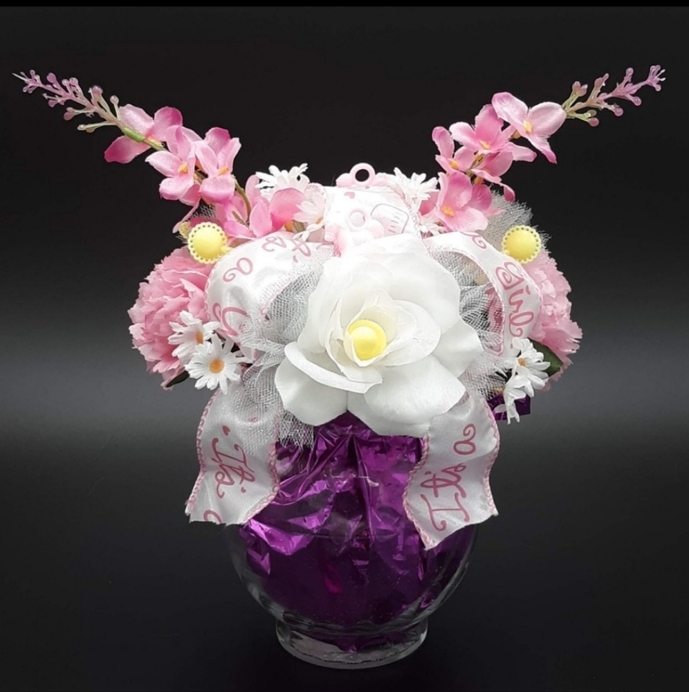 Baby Girl Vase Arrangement